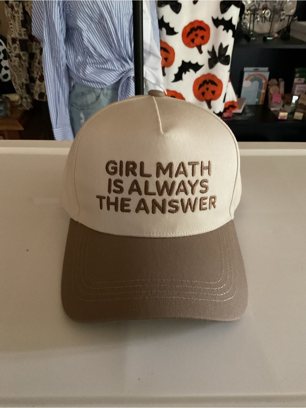 Girls Math Is Always The Answer Women’s Baseball Cap